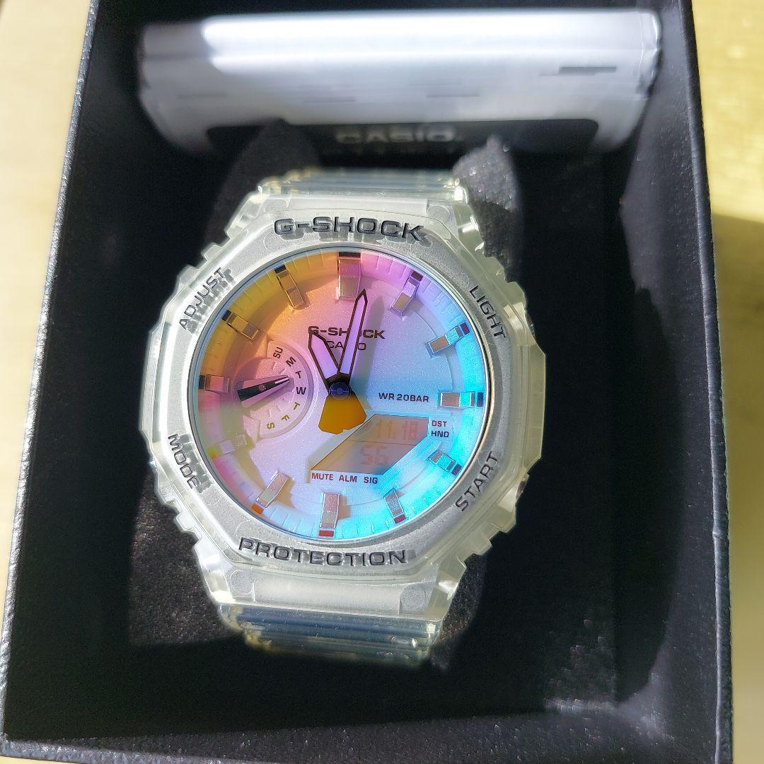 希少　G-SHOCK GA-2100SRS-7AJF スケルトン カシ