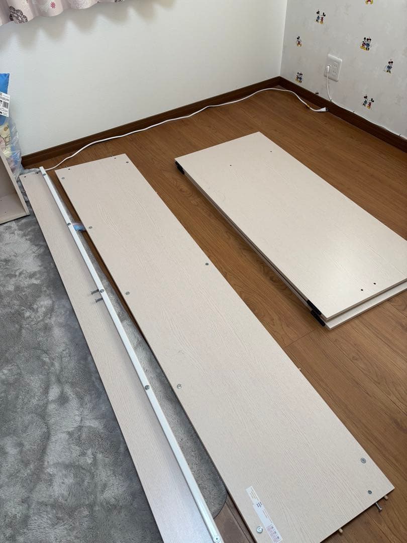 シングルベッド 引き出し収納付き