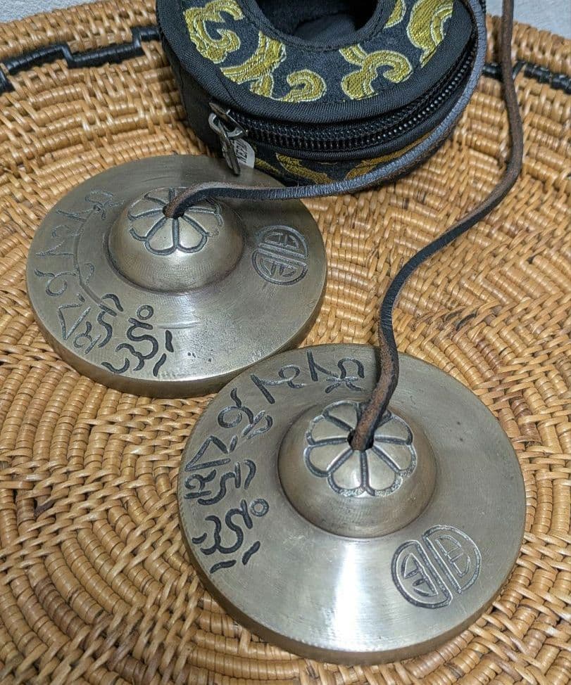 【未使用/美品】ティンシャ　ネパール　チベット　密教　ヨガ　リラクゼーション