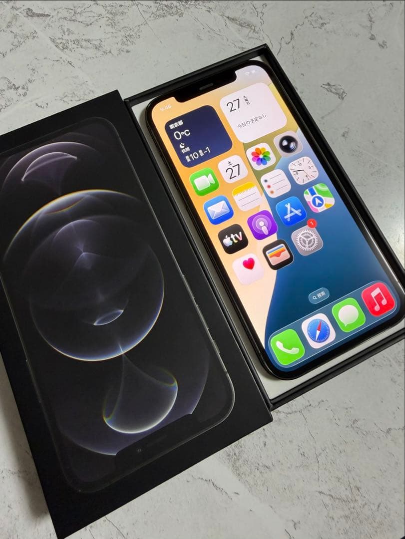 美品セット　iPhone12Pro 512GB グラファイトブラック