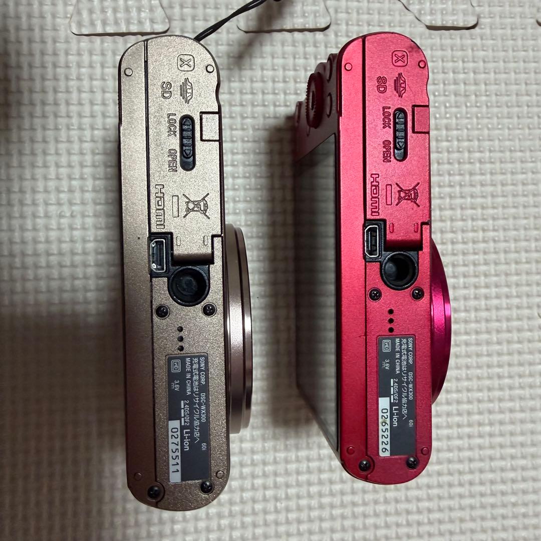 SONY DSC-WX300 本体2個セット　充電器　バッテリー5個付き