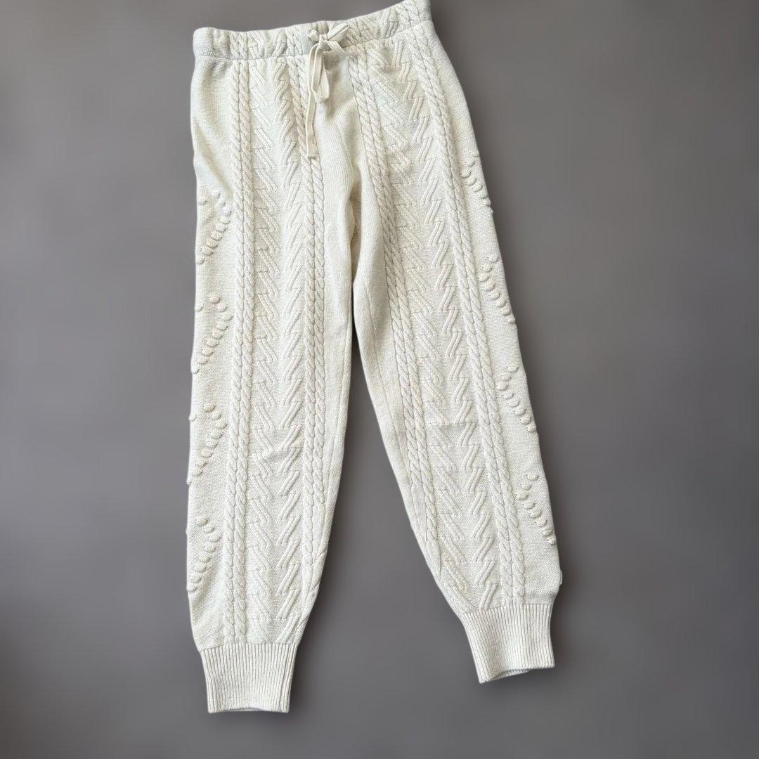 manufactured by WRAPINKNOT ニットパンツ