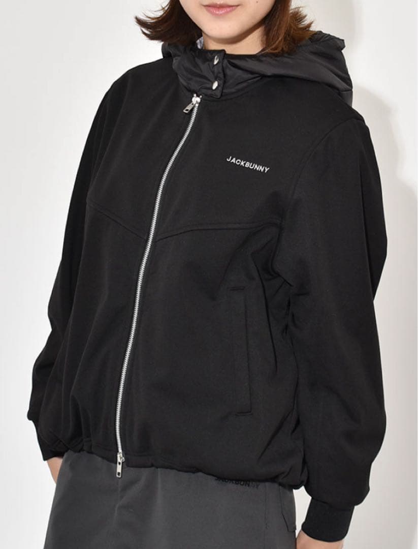 新品定価30800円　パーリーゲイツ　ジャックバニー　フリースジャケット黒