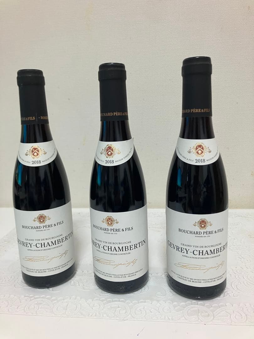 プシャールー ベール シャンベルタン 【2018】375ml 赤 ワイン　3本