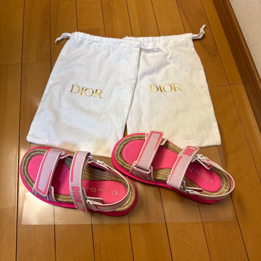 Dior スポーツサンダル ピンク