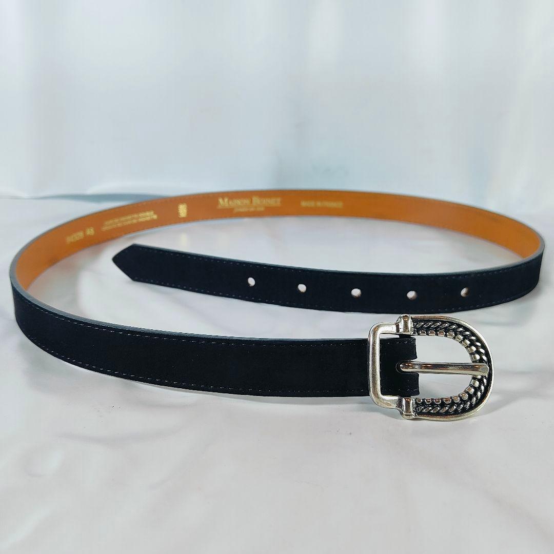 【極美品】MAISON BOINET　高級カーフスキンドレスベルト フランス製品