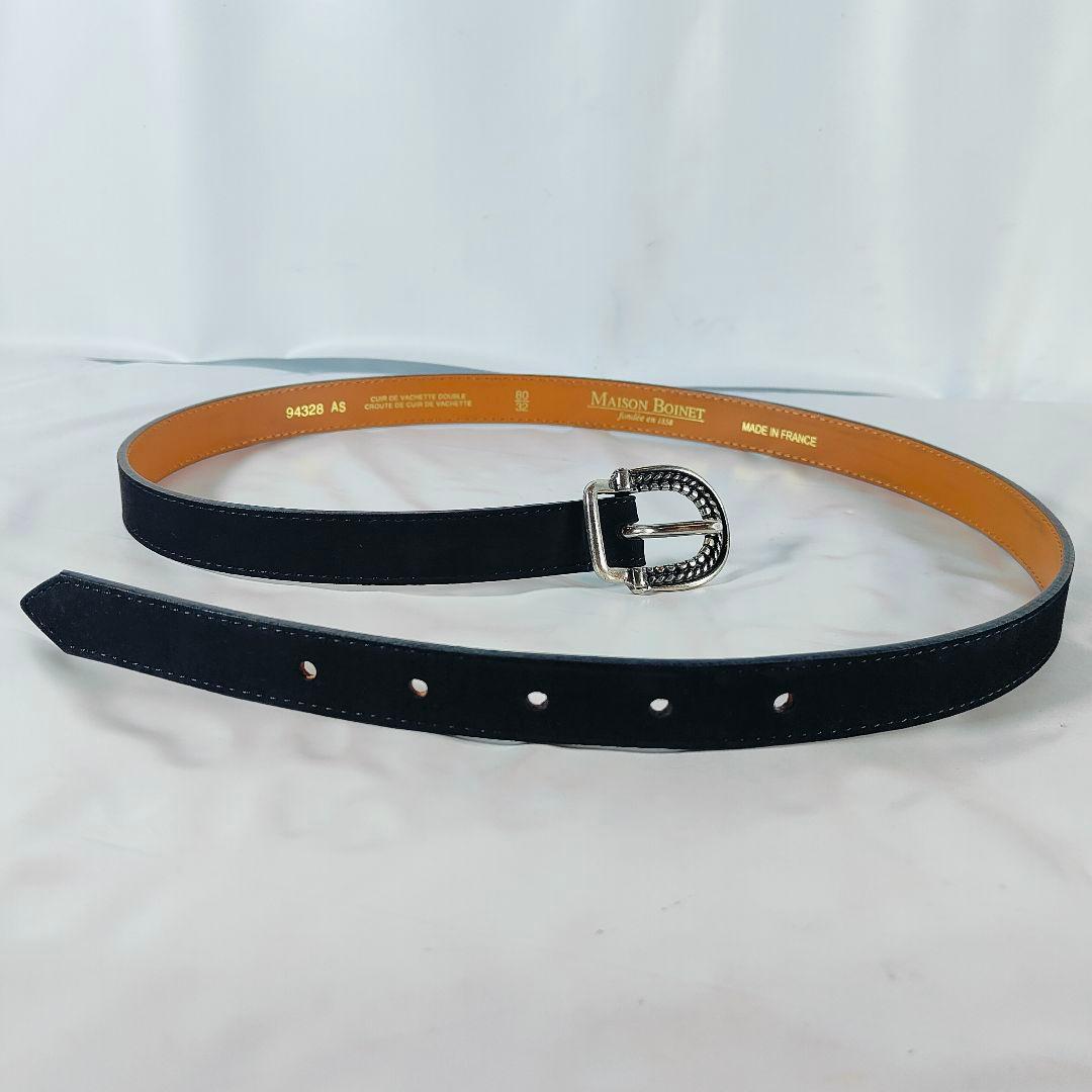 【極美品】MAISON BOINET　高級カーフスキンドレスベルト フランス製品