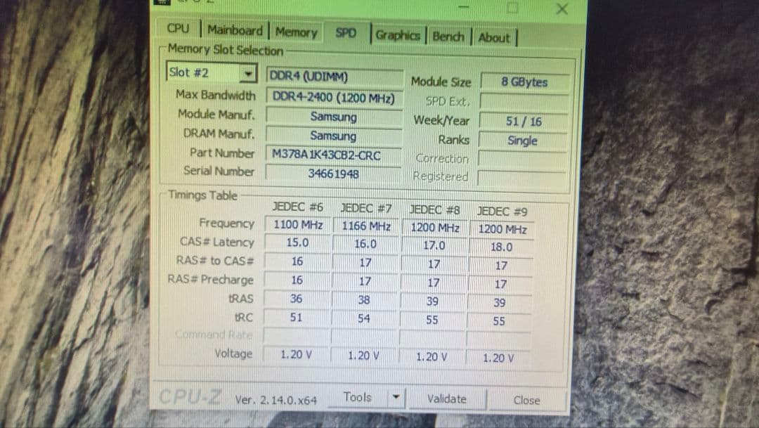 DDR4 8GBx4枚 32GB pc4-2400 動作確認済み ①