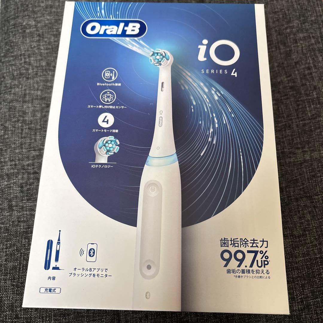 ブラウン 電動歯ブラシ iOシリーズ iO4 ホワイト iOG41A61KWT
