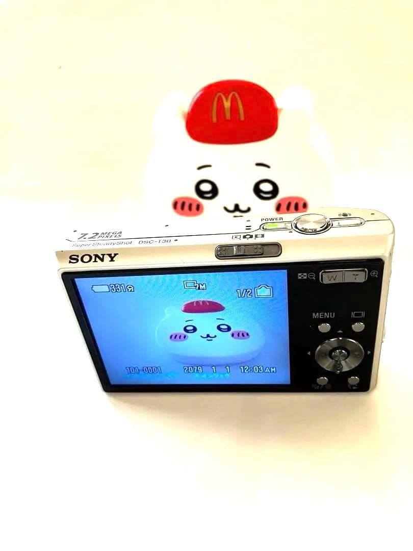 Sony Cyber-shot T30コンパクトデジタルカメラ【美品:説明書付】