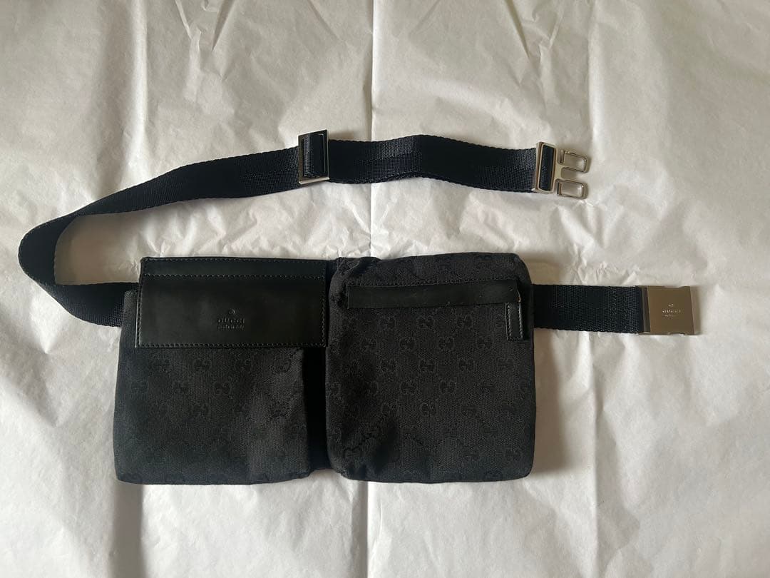 KT　GUCCI ボディバッグ・ウエストポーチ ブラック