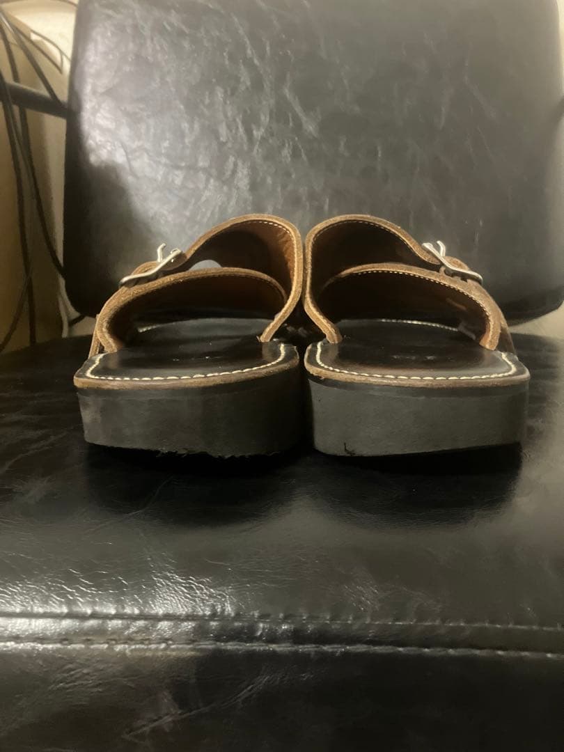 ホースマンジョー　ダブルモンクサンダル