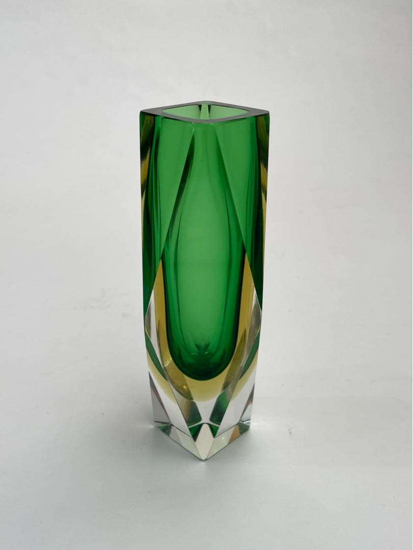 ミッドセンチュリー　ヴィンテージムラーノガラス　花瓶　オブジェ