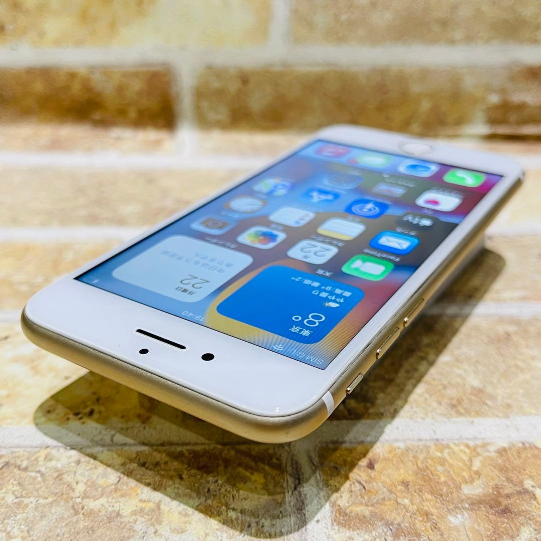 SIMフリー iPhone7 128GB ゴールド 電池新品