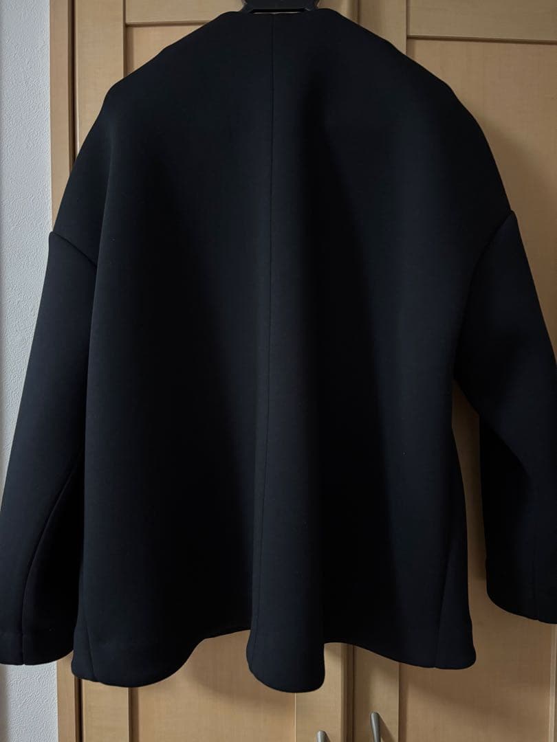 バンヤードストーム ノーカラージャケット ダンボール素材 ブラック