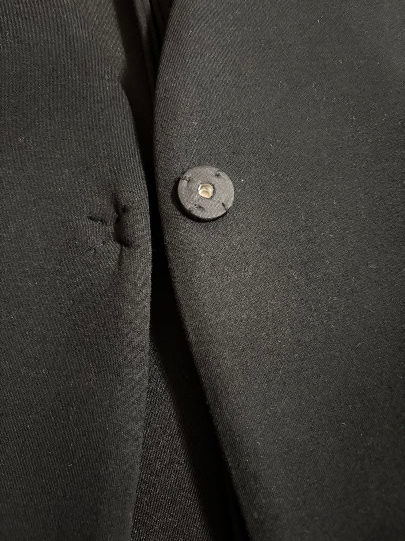 バンヤードストーム ノーカラージャケット ダンボール素材 ブラック