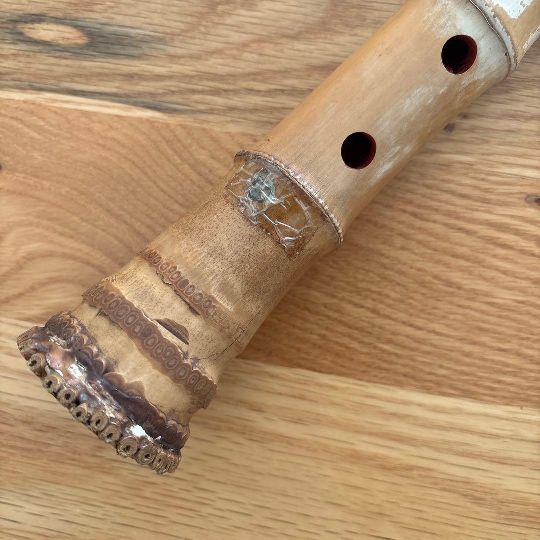 d*2様 尺八 都山流　北原精華堂銘　40cm③