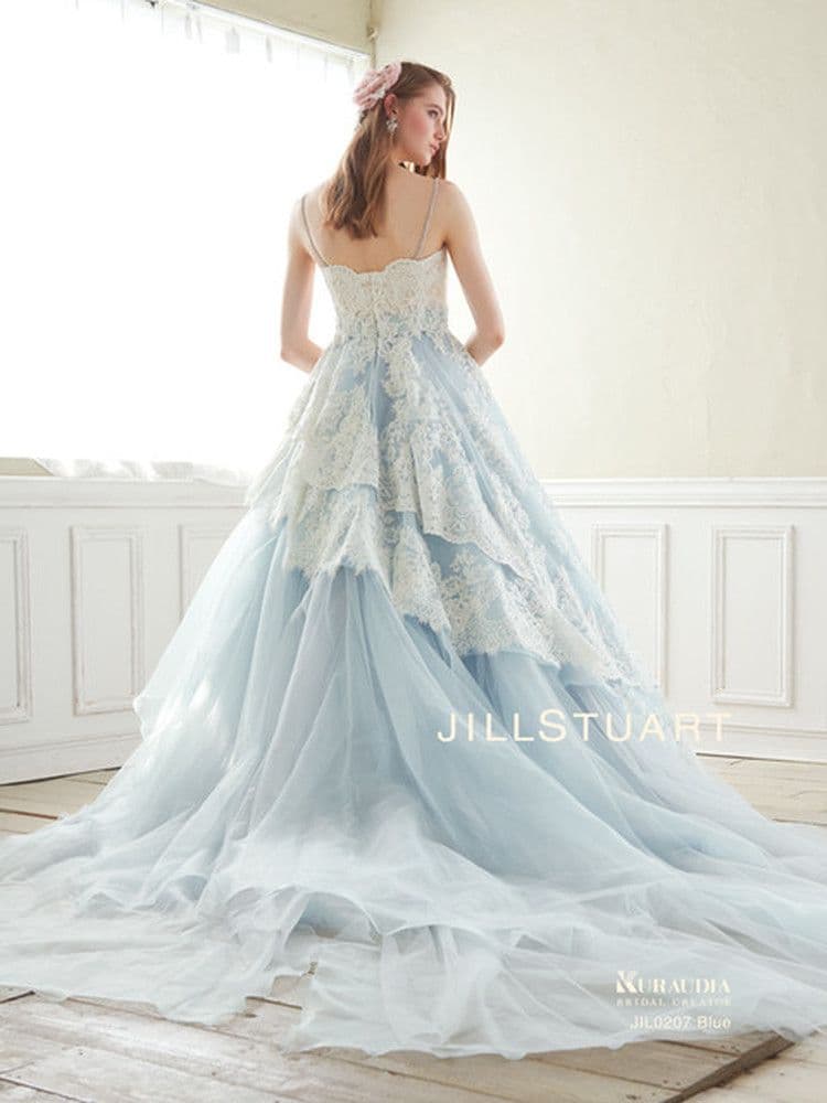 JILLSTUART　カラードレス　水色　ジルスチュアート