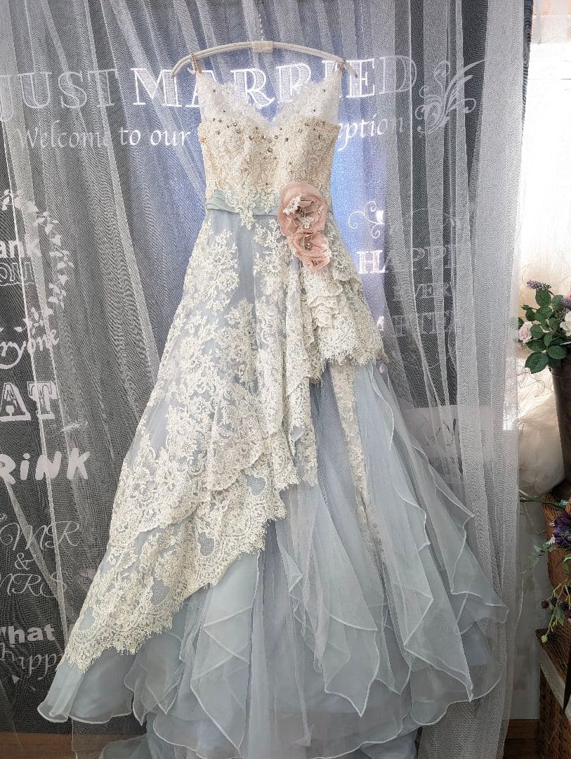 JILLSTUART　カラードレス　水色　ジルスチュアート