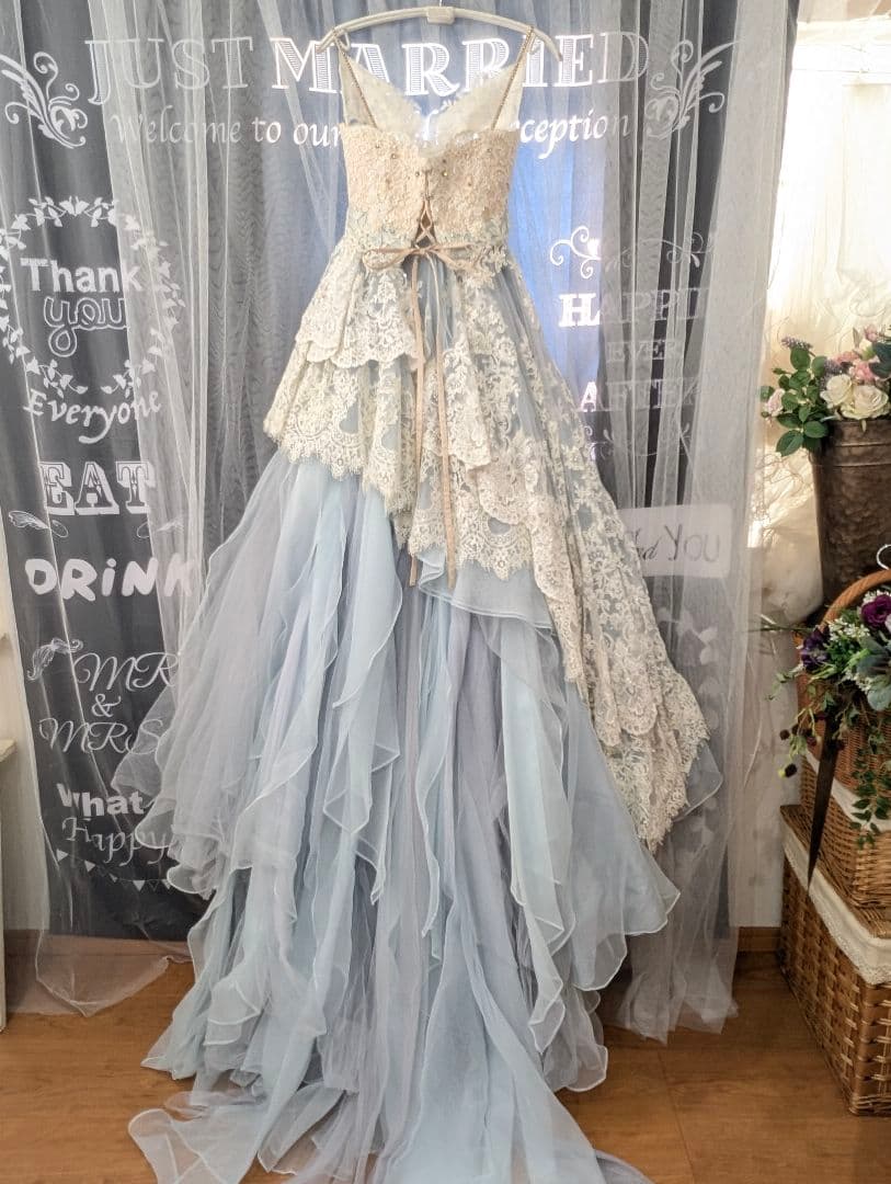 JILLSTUART　カラードレス　水色　ジルスチュアート