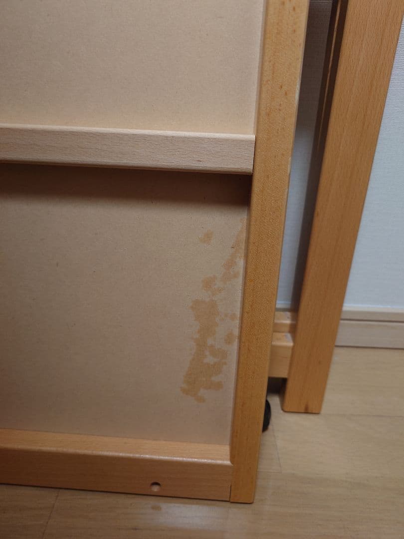 ヤマサキ国産ベビーベッドツーオープンハイタイプベッドナチュラル標準サイズ説明書付