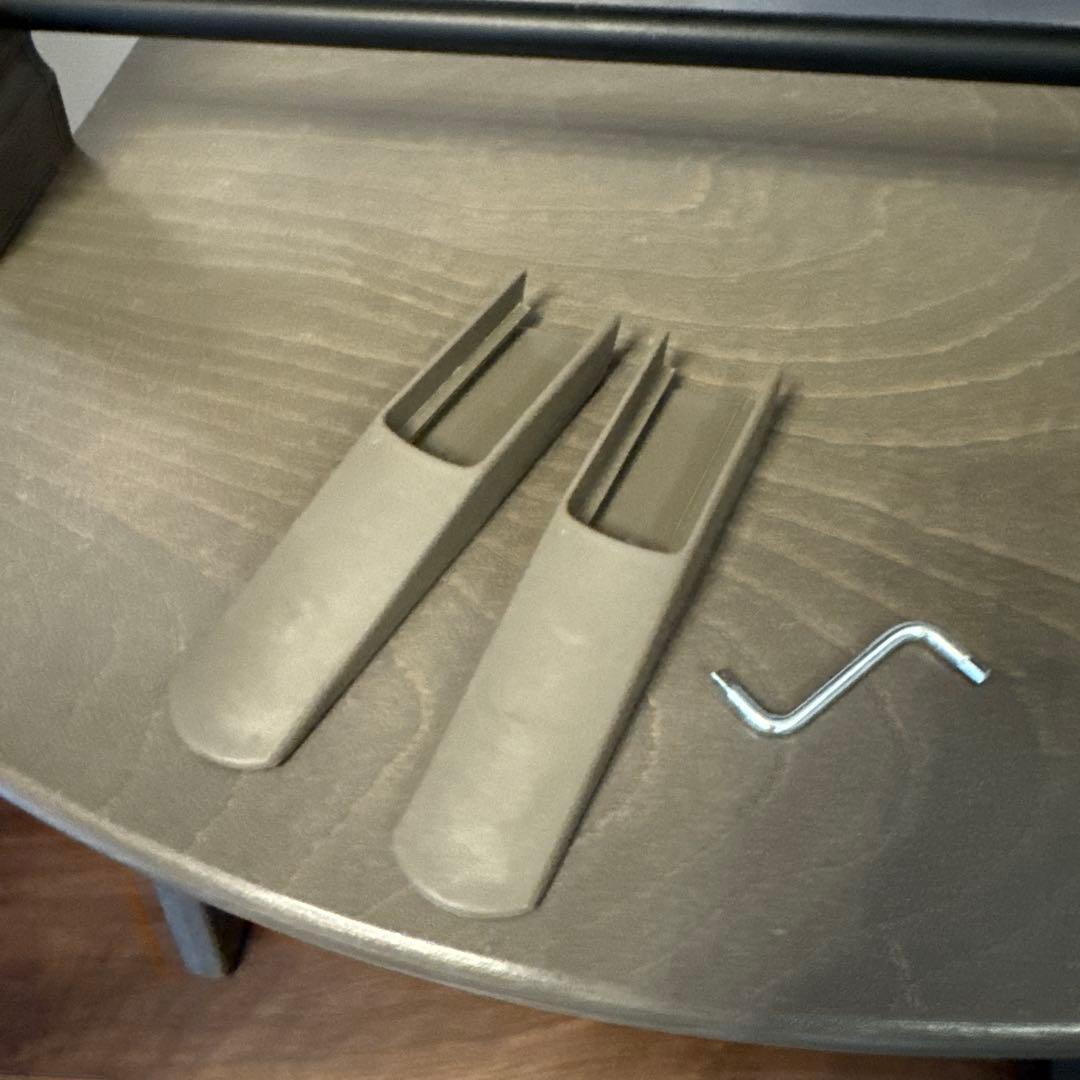 ストッケ　トリップトラップ　チェア　ヘイジーグレー　ベビーセット付き　組立済み