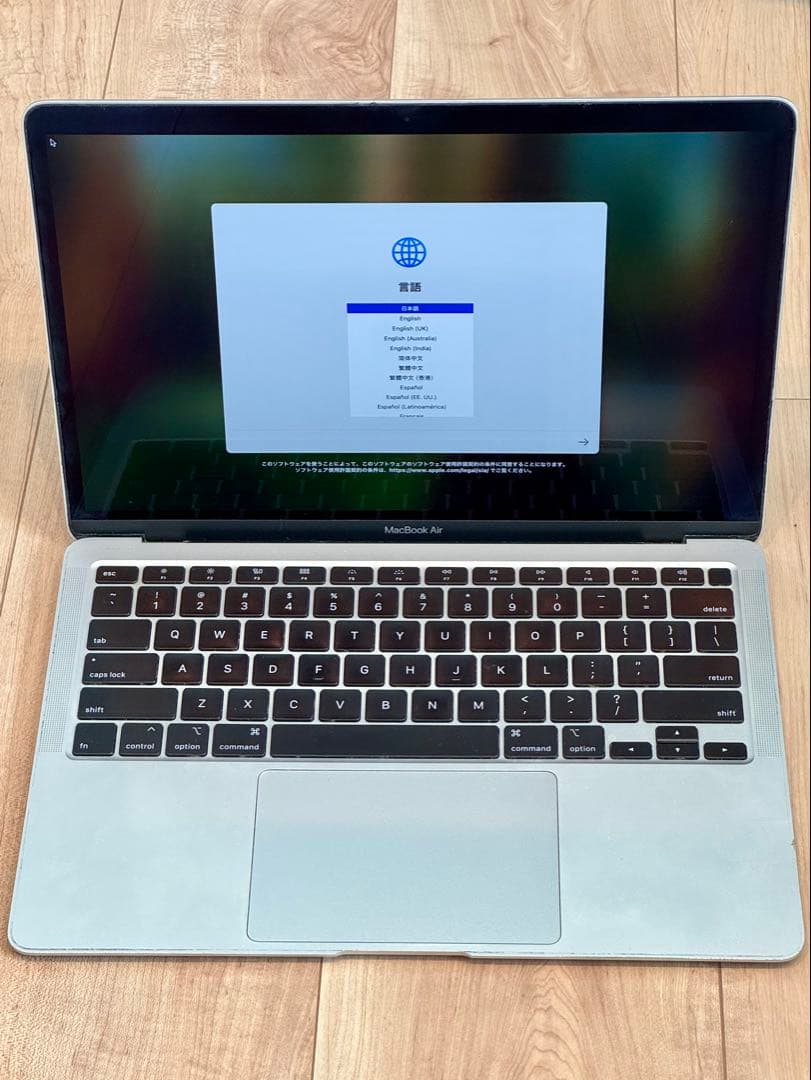 MacBook本体 MacBook Air (Retina,13-inch,2020) US Key