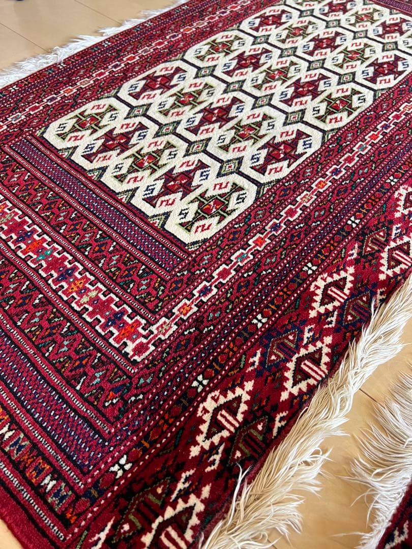 ペルシャ絨毯　ペアセット　ビンテージ