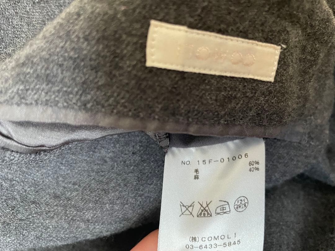 COMOLI（コモリ）ウールリネン　ジャケット