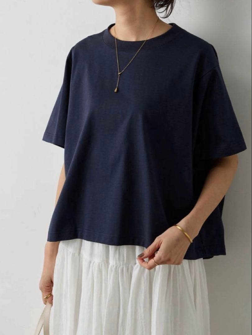 BEARDSLEY スクエアTee ネイビー