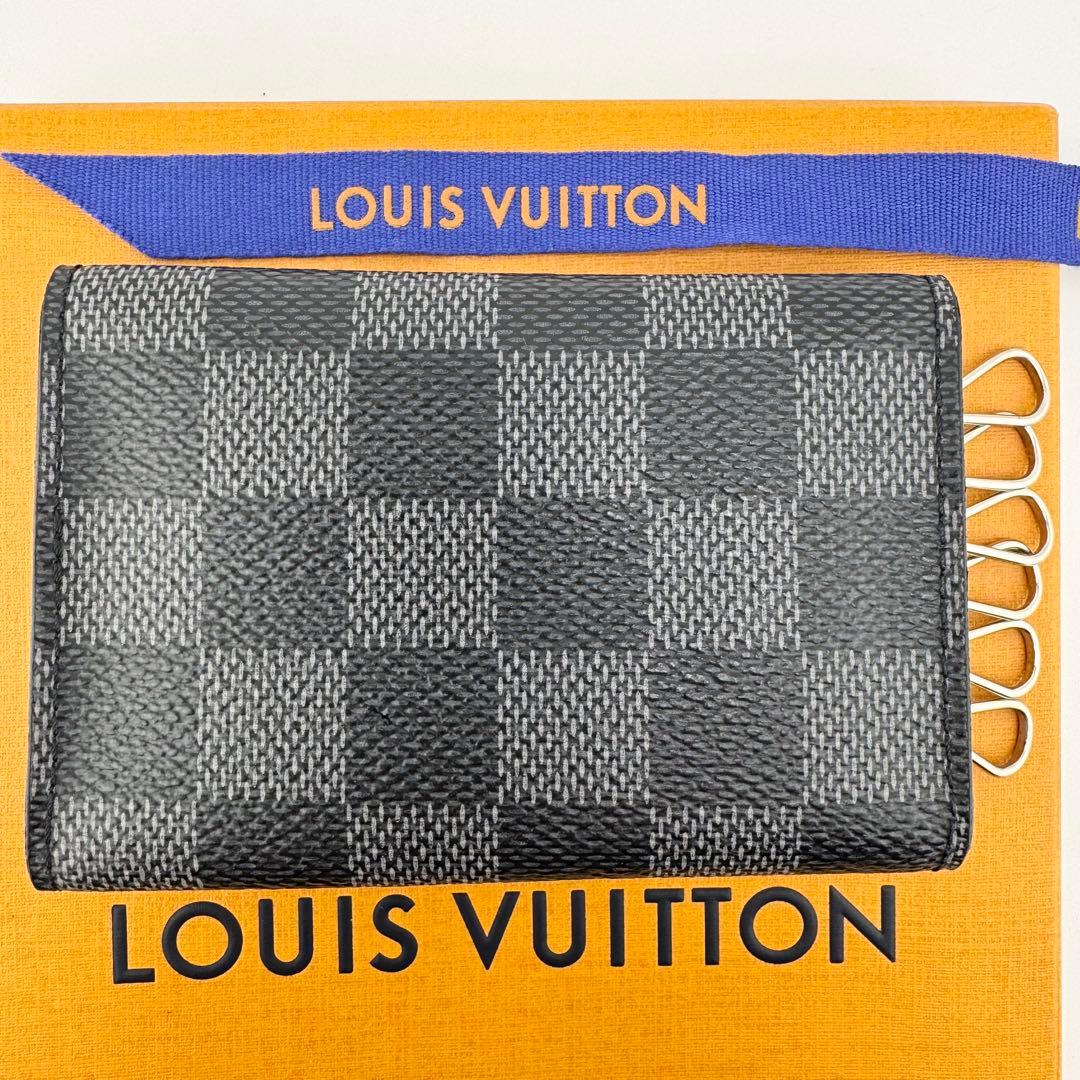 【極美品】ルイヴィトン ミュルティクレ6 キーケース 6連 ダミエ グラフィット