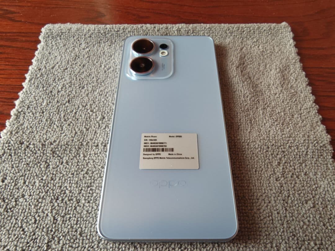 新品未使用OPPO Reno 13A 128GアイスブルーUQ版