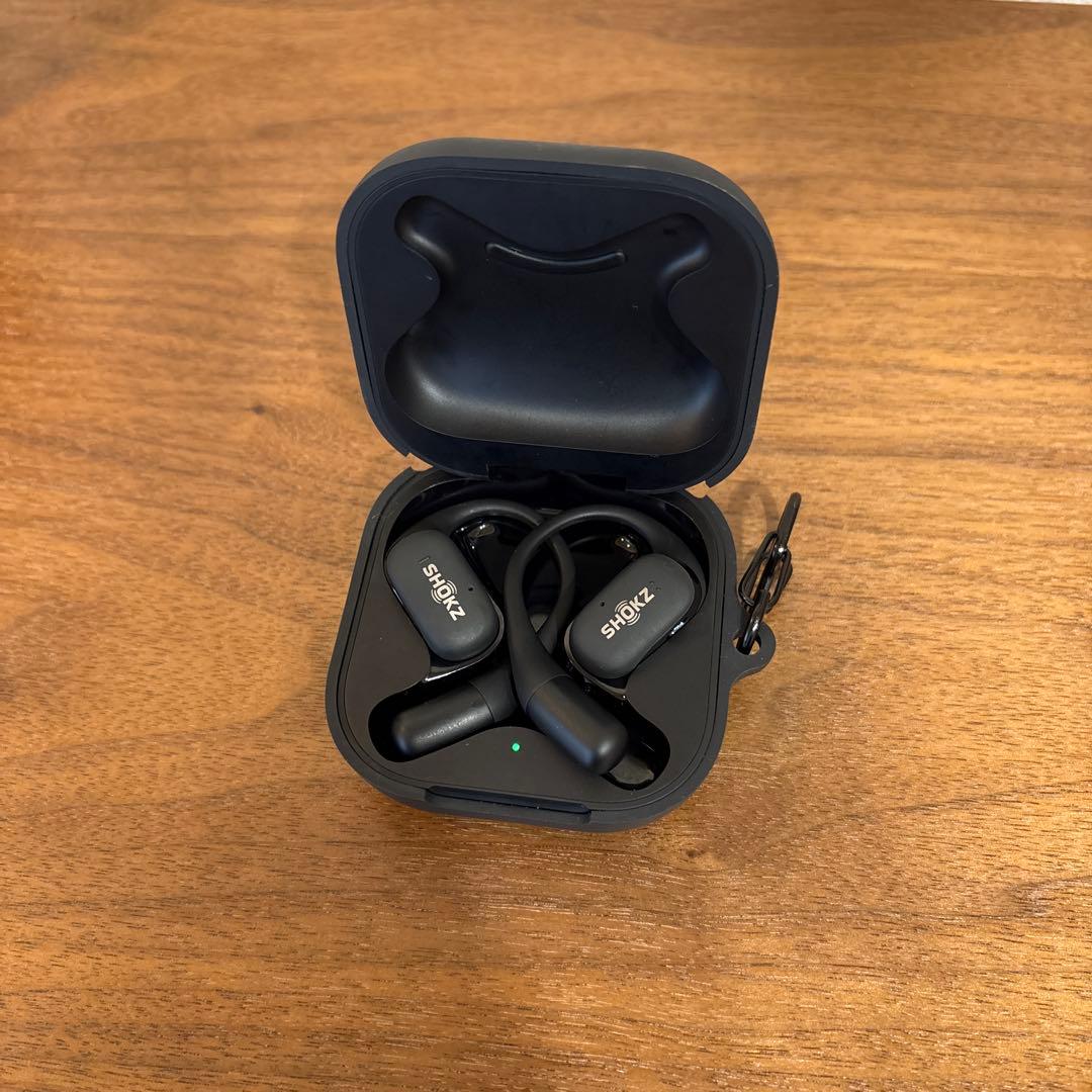 Shokz OPENFIT ワイヤレスイヤホン ブラック