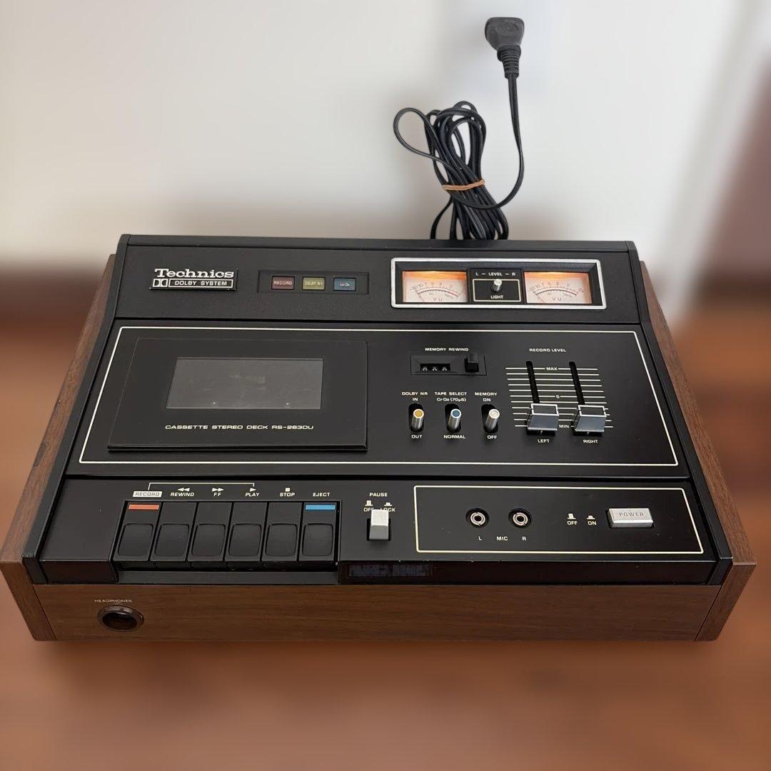Technics テクニクス RS-263DU カセットステレオデッキ 稼働品