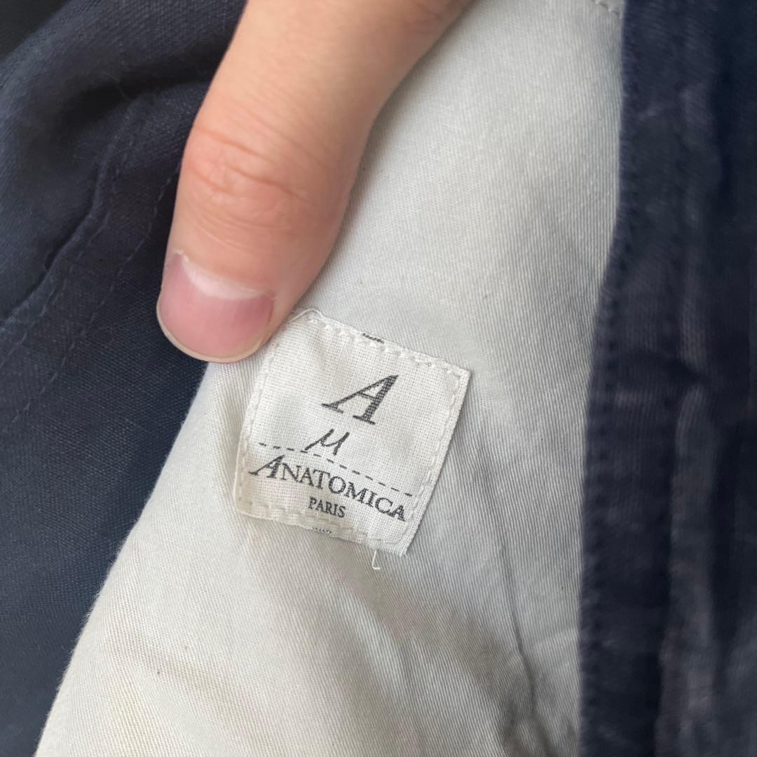 ANATOMICA DOLMAN リネン ジャケット M アナトミカ メンズ 紺