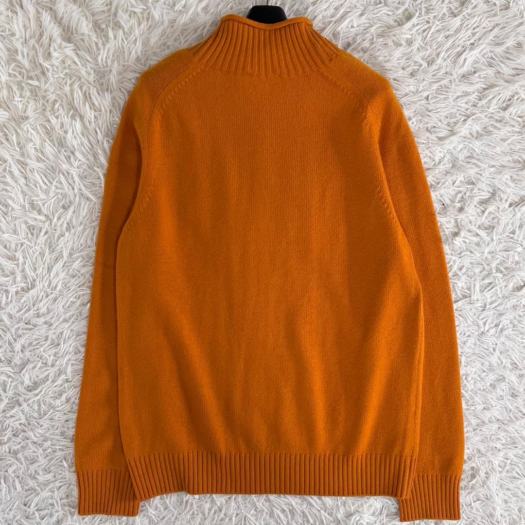 Loro Piana ロロピアーナ カシミヤ ケーブル ハイネック ニット 48