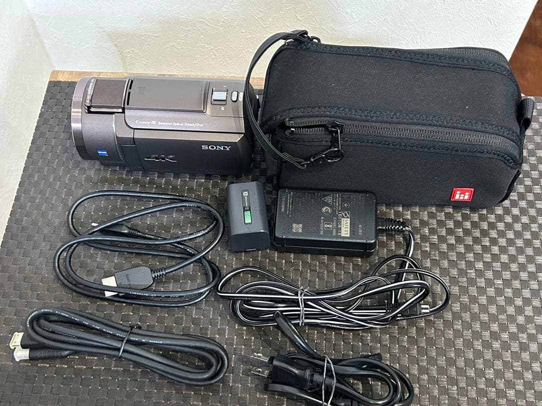 e*0様 SONY 4Kビデオカメラ FDR-AX40 ケース付き 卒業式・運動