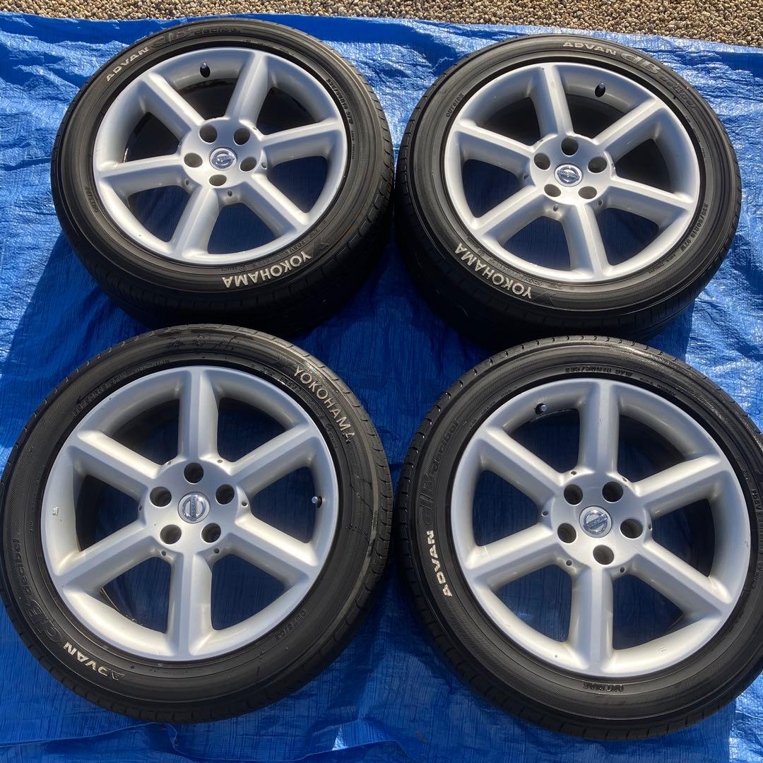 ニッサン　フェアレディZ33 純正18インチ タイヤ・ホイールセット