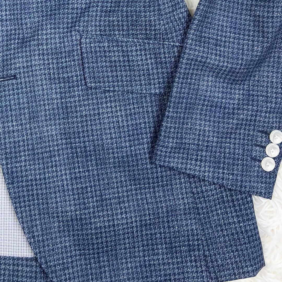 美品　タケオキクチ　シティーセッター　千鳥格子　アンコンジャケット　XL