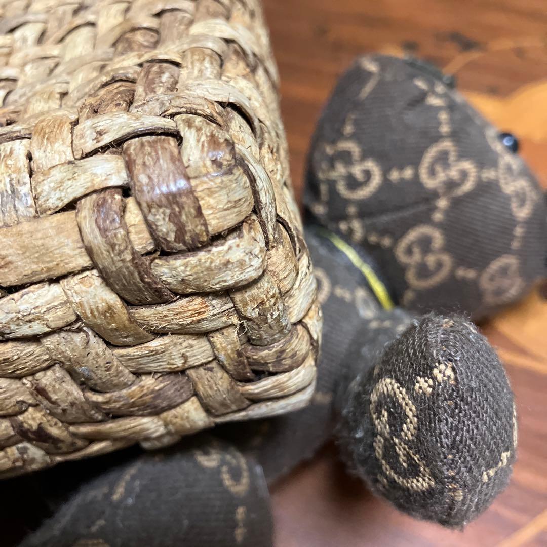 かごバッグ 山葡萄 胡桃