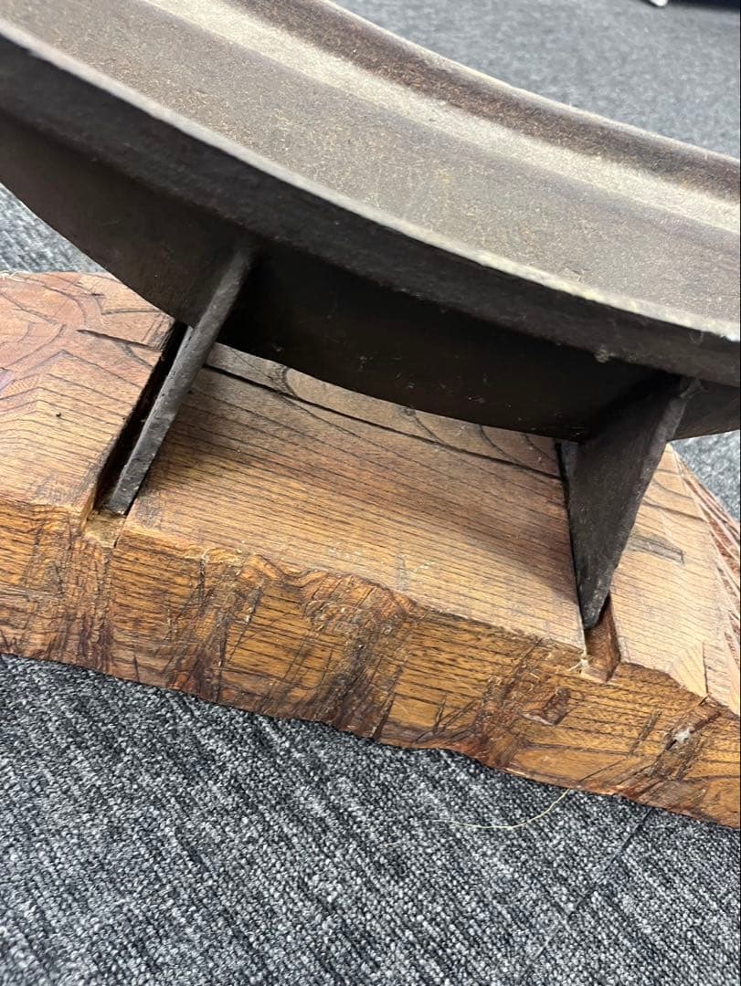 薬研　やげん　鉄製　調剤　漢方　古道具　骨董　アンティーク　ヴィンテージ