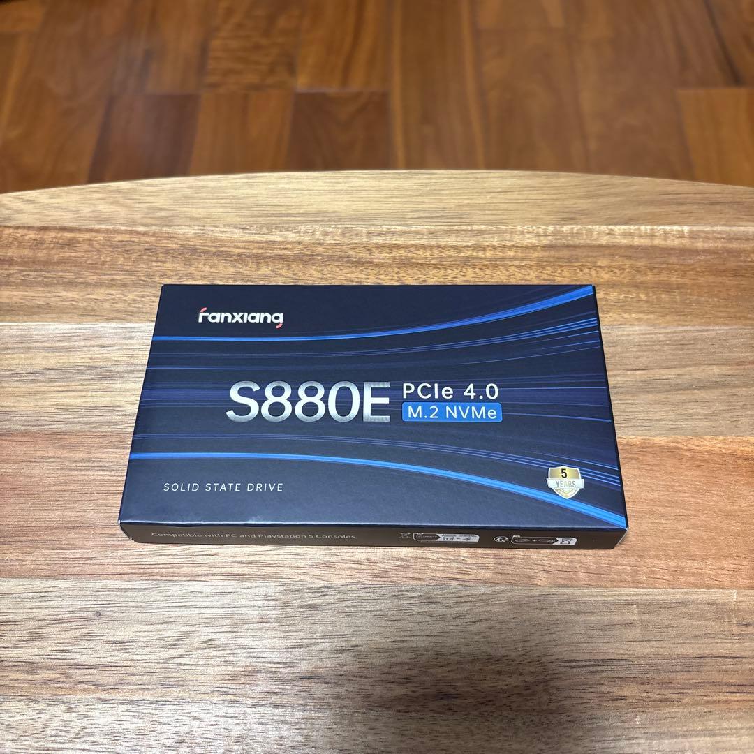 PS5対応 Fanxiang S880E M.2 NVMe SSD 2TB