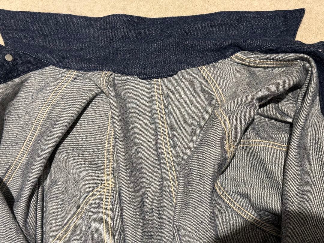 【試着のみ/サイズ3】COMOLI デニムワークジャケット インディゴ 21AW