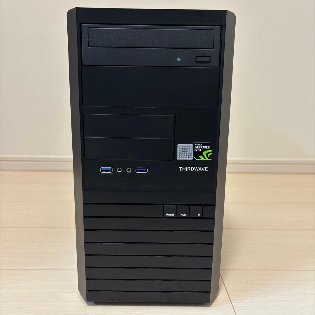 デスクトップPC／i7-10700／GTX1650／16GB／SSD512GB