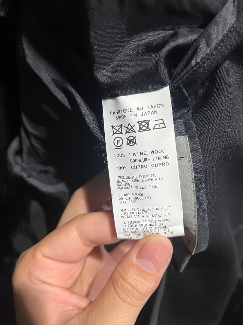 yohji yamamoto POUR HOMME 19SS ラップポケットJK