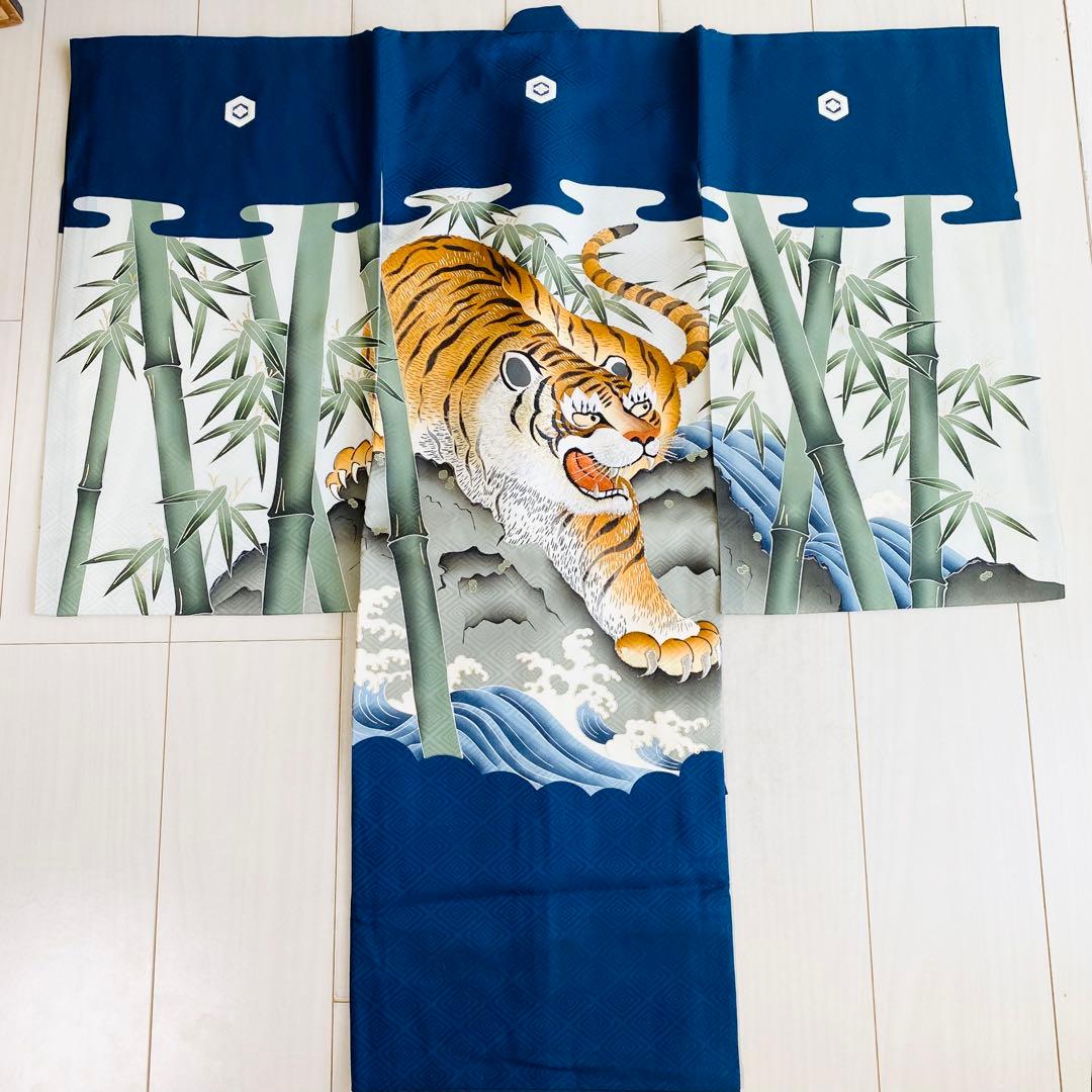 【YSShop@プロフ必須様❤️美品 男児用 お宮参り着物と長襦袢セット】