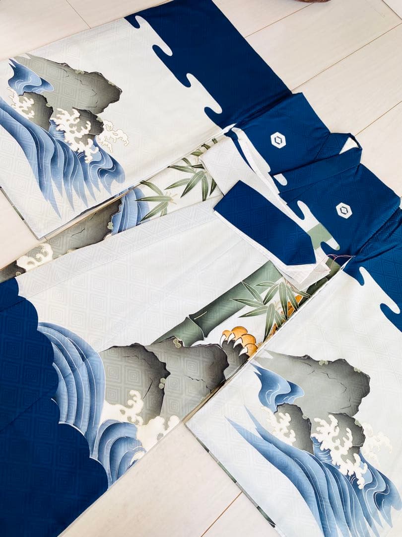 【YSShop@プロフ必須様❤️美品 男児用 お宮参り着物と長襦袢セット】