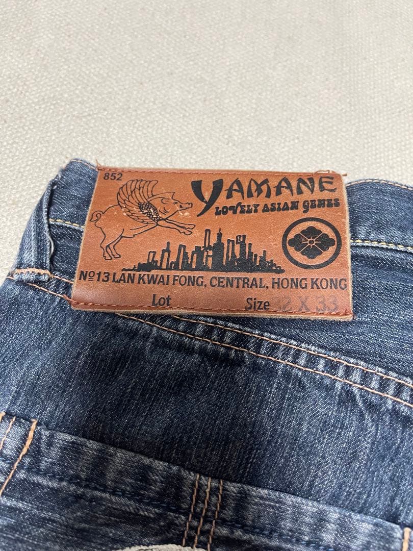 YAMANE EVISU ハーフパンツ ビックカモメ