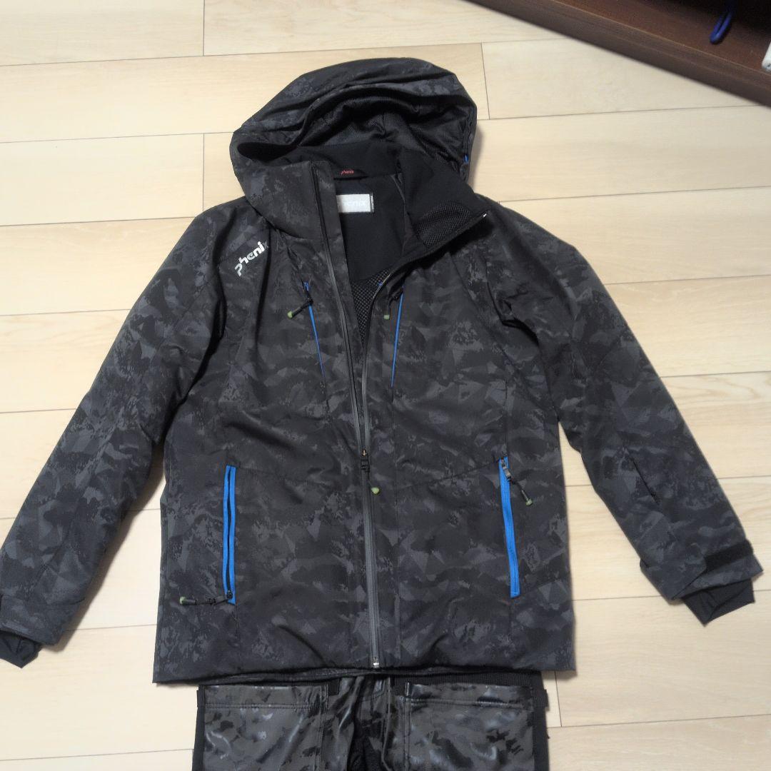 Phenix（上着） スキーウェア（上下）Mサイズ ブラック/グレー大人用