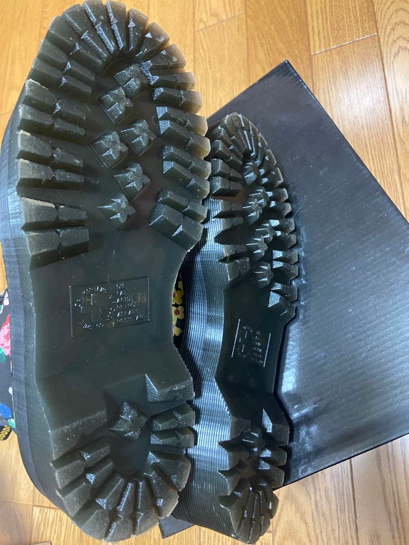 Dr. Martens ドクターマーチン 花柄 ブーツ チャック付き